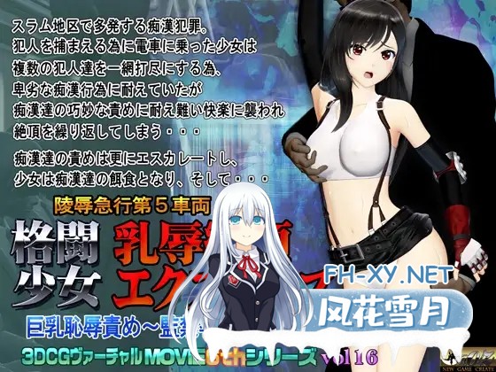 [互动SLG/电车/舔阴/全动态/生肉/同人]电车痴汉 格斗少女耻辱快车★蒂法大危机！/格闘少女 乳辱絶頂エクスプレス[PC/900M]-4.jpg