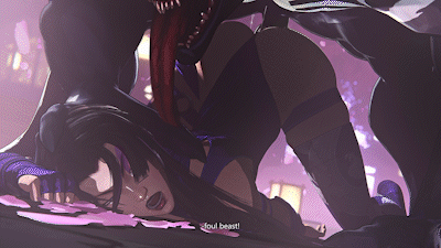 [无修/CV/4K][Nagoonimation] 1月更新 灵蝶被毒液按地上后入爆操 [644M/UC]-2.gif