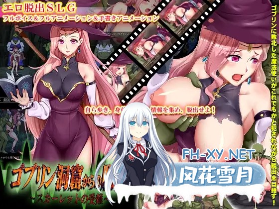[RPG/机翻+AI文本/异种X/拘束/怀孕/口交/羞辱/巨乳][RJ357909/ビタミンCCC社团]逃离哥布林洞窟～斯卡蕾特的受难～/ゴブリン洞窟からの脱出～スカーレ...-2.jpg