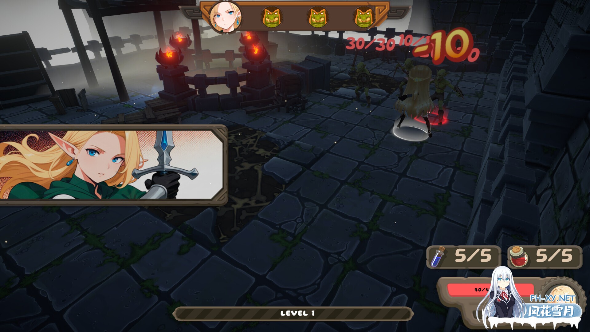 [SLG/STEAM官中/步兵/精灵/2D/AI作画/巨乳]精灵冒险：失落城堡/Elf Adventure: The Lost Castle[PC/5.90G]-8.jpg