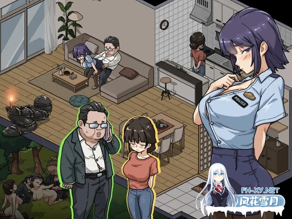 [SLG/官中/动态]极道无赖EX女警・鮎川光–从处女蜕变为变态的分岔路 極道無頼EX女警・鮎川光–処女が変態に変わる分かれ v1.1.2 官方中文版[2.3G]-6.jpg