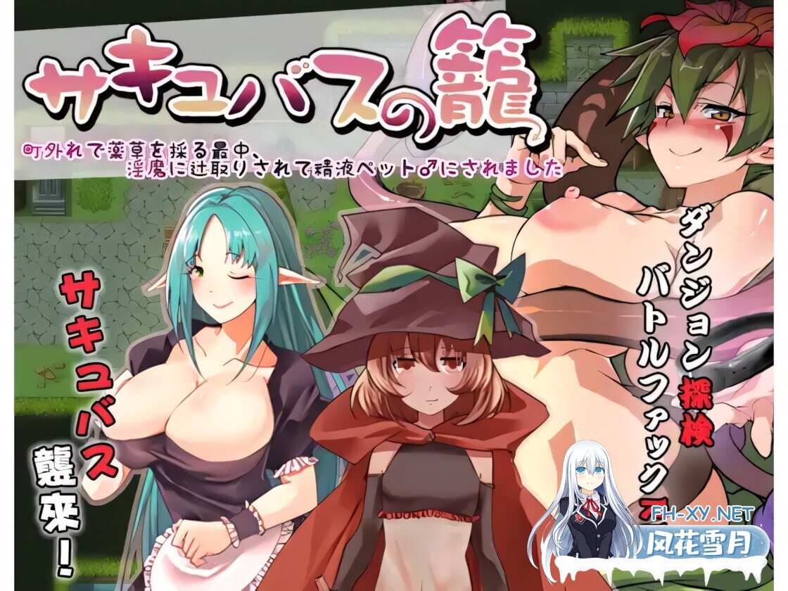 [日系RPG/官中/奇幻/PC]魅魔的囚笼 サキュバスの籠 - 町外れで薬草を採る最中、淫魔に辻取りされて精液ペット♂にされました v1.02 官方中文版[4...-13.jpg
